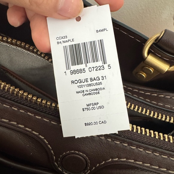 Coach Rogue 31 in Maple - Picture 5 of 5